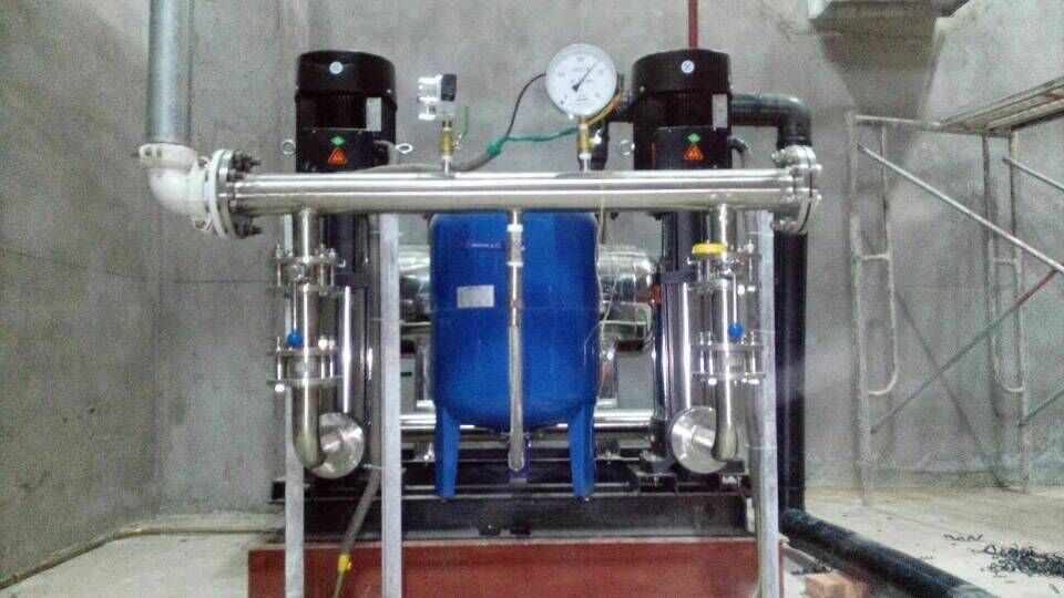 重雙橋文化中心改造項目5.5kw無負(fù)壓供水設(shè)備